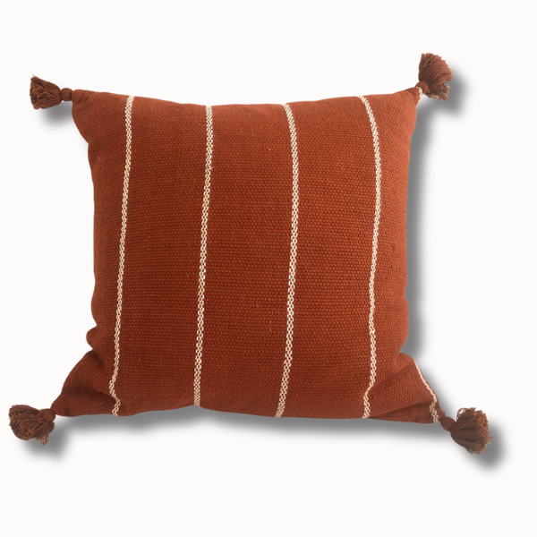 cojin tejido étnico