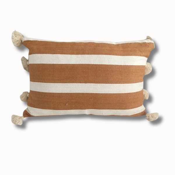 cojin listado pompones