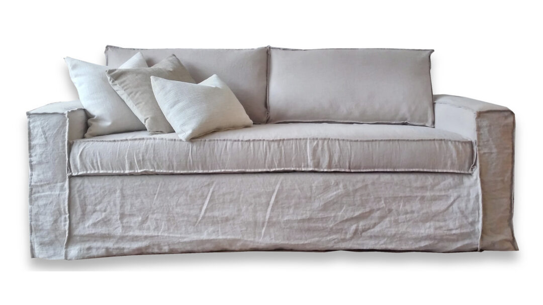 sofá cama con funda