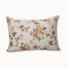 cojin lino floreado