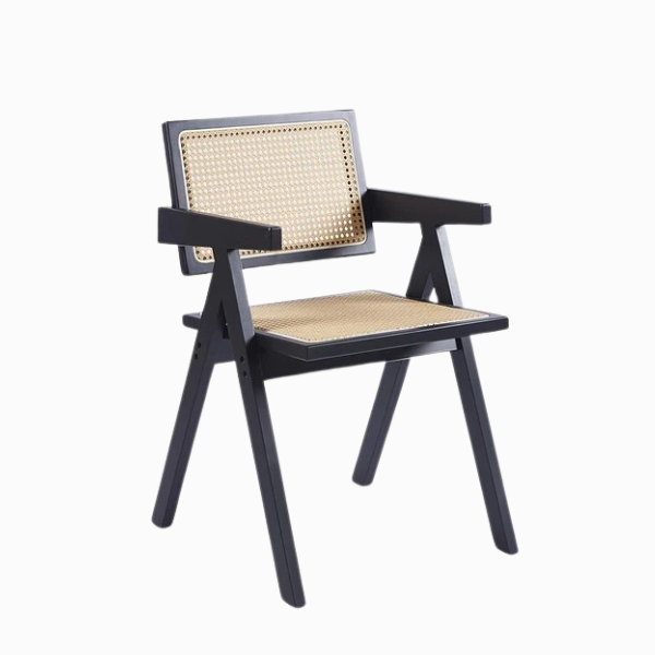 silla chandighar negra